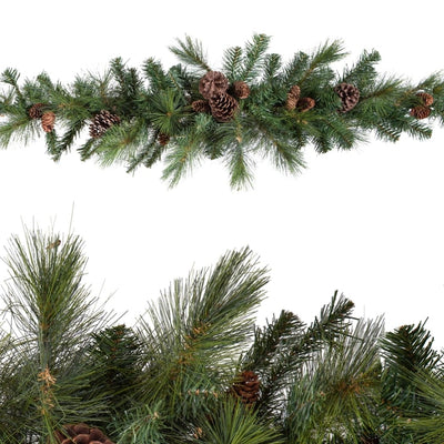 Holly Christmas Pine Swag
