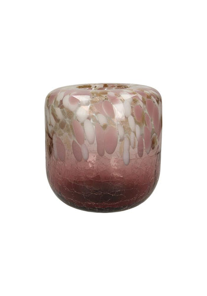 Our Pretty in Pink Hand-Blown Vase