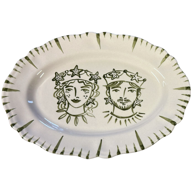 Rei Starfish Oval Platter - 32 cm