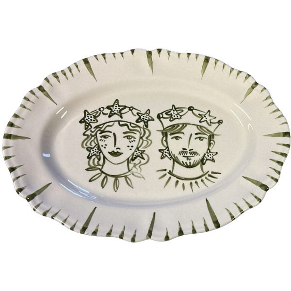 Rei Starfish Oval Platter - 32 cm