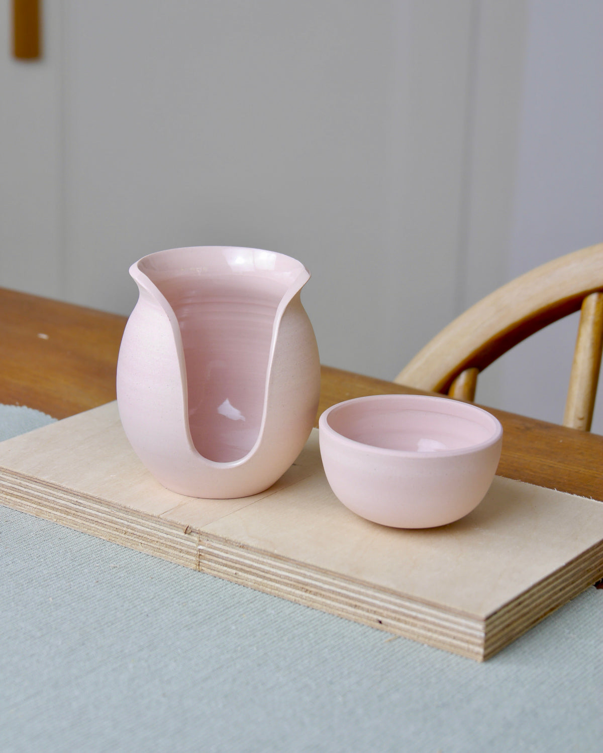 Ceramic Oil Burner, Blush