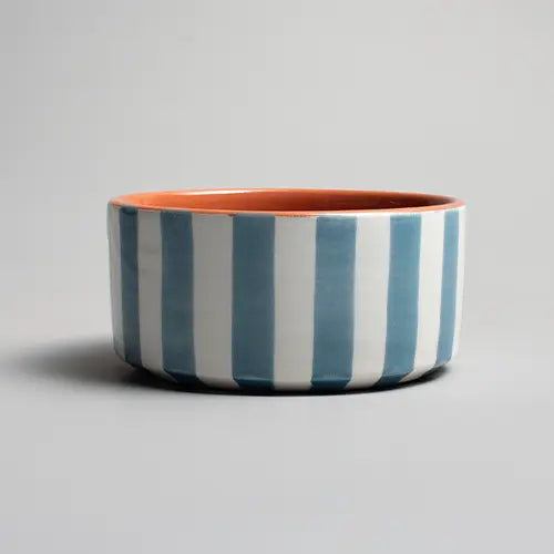 Sun Strip Serving Bowl - Blue - Photo 2