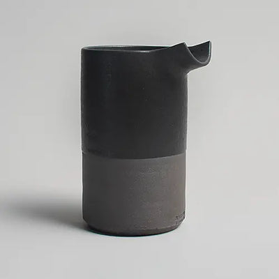 Jug black pottery - Ebony - Large - Photo 2