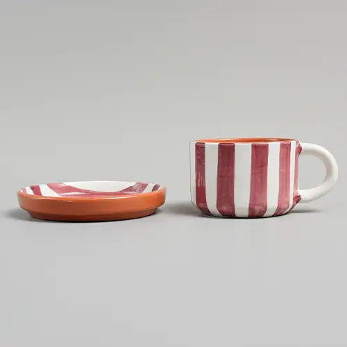 Sun Strip Coffee Set - Terracota - Photo 2