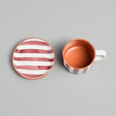 Sun Strip Coffee Set - Terracota - Photo 3