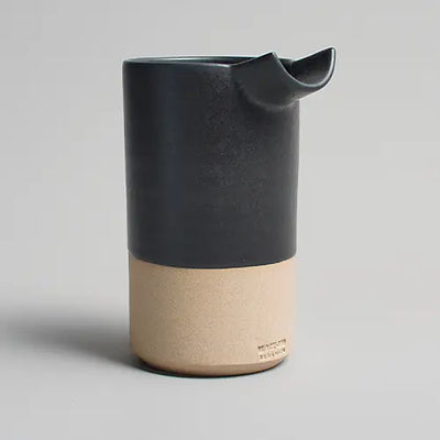 Jug black pottery - Sand - Large - Photo 2