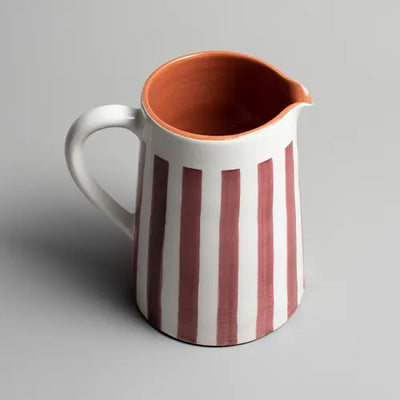 Sun Strip Pitcher - Terracota - Large - Photo 1