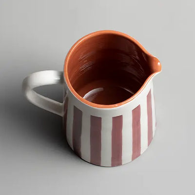 Sun Strip Pitcher - Terracota - Medium - Photo 3