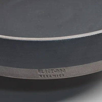 Pottery Plates from South Africa - Ebony - Close up