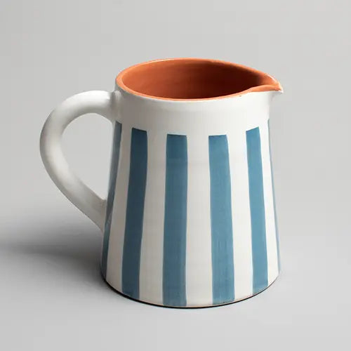 Sun Strip Pitcher - Blue - Medium - Photo 3