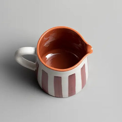 Sun Strip Pitcher - Terracota - Medium - Photo 2