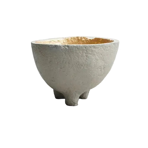 Paper Mache Swazi Bowl - Concrete - Photo 2