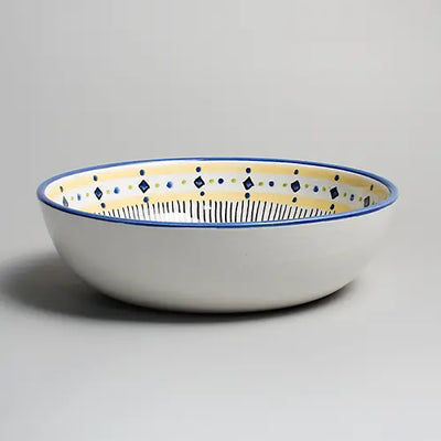 Zohra – Hand-Painted Moroccan Ceramic Bowl - Image 3