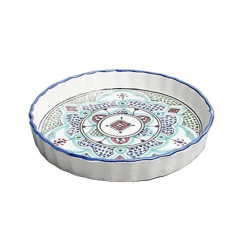 Safa – Hand-Painted Moroccan Ceramic Dish - Photo 1