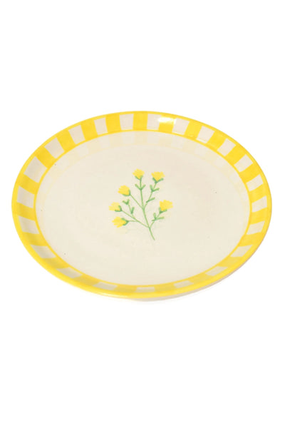 Ceramic Dessert Plates Sunshine Spring 7 Inches Set of 4 - Casa Amarosa