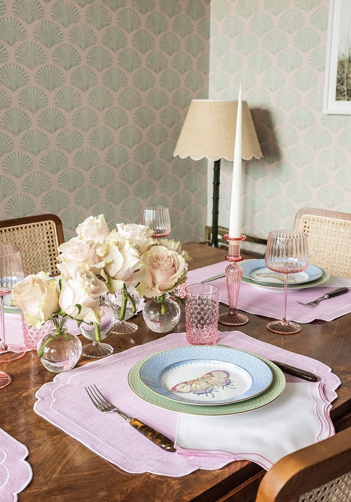 Paint the World Pink Placemats - Set of 4 - Casa by Josephine Jenno