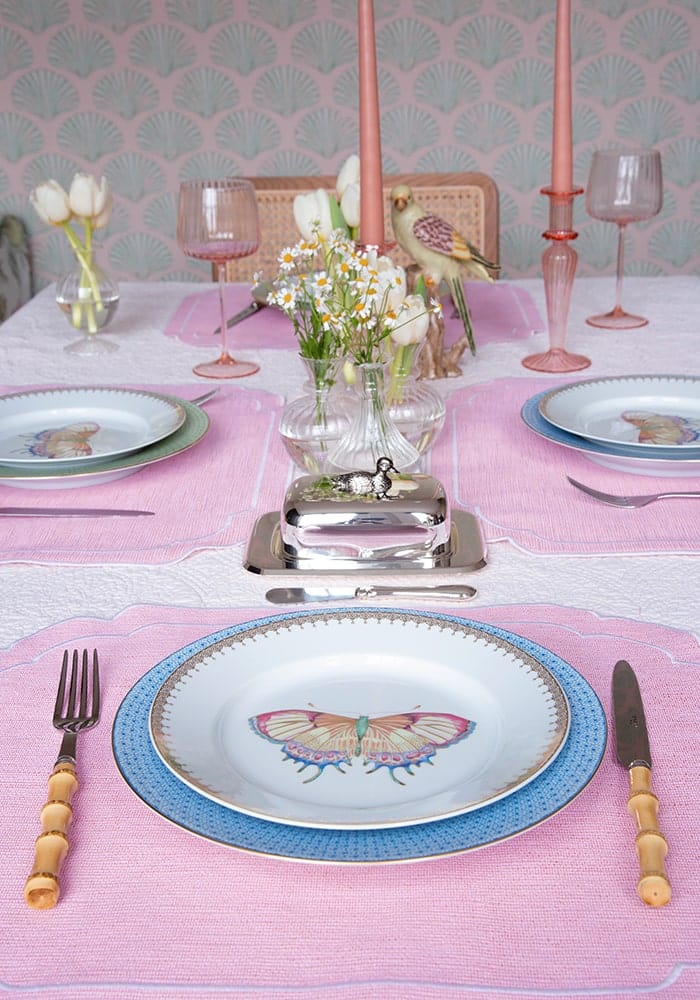 Paint the World Pink Placemats - Set of 4 - Casa by Josephine Jenno