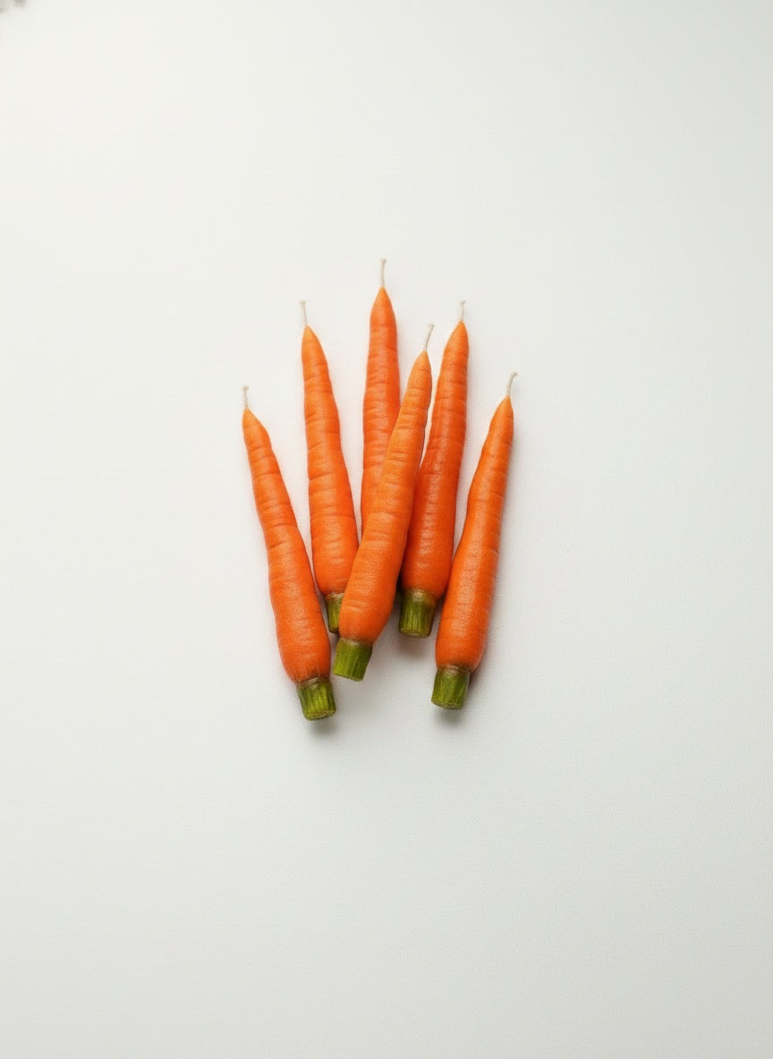 Carrot Dinner Candle