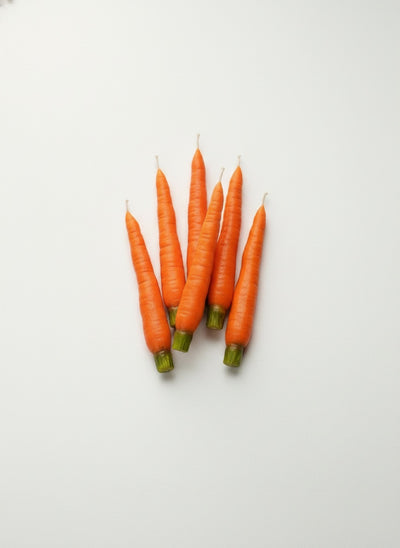 Carrot Dinner Candle