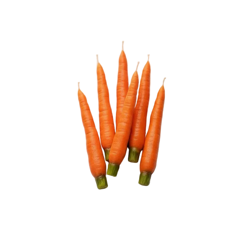 Carrot Dinner Candle