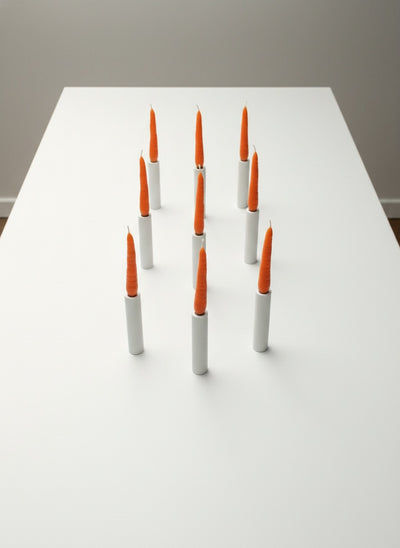 Carrot Dinner Candle