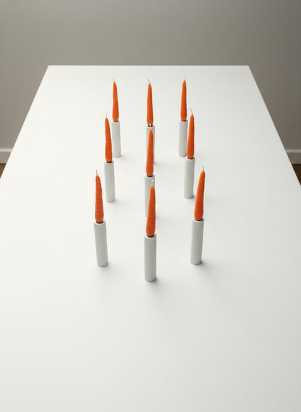 Carrot Dinner Candle
