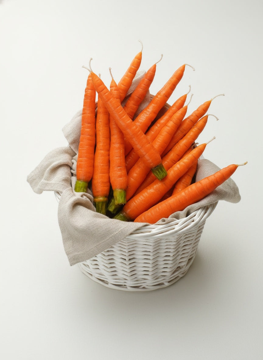 Carrot Dinner Candle
