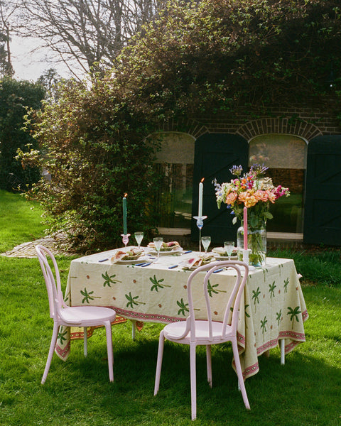 The Green Palmtree Tablecloth
