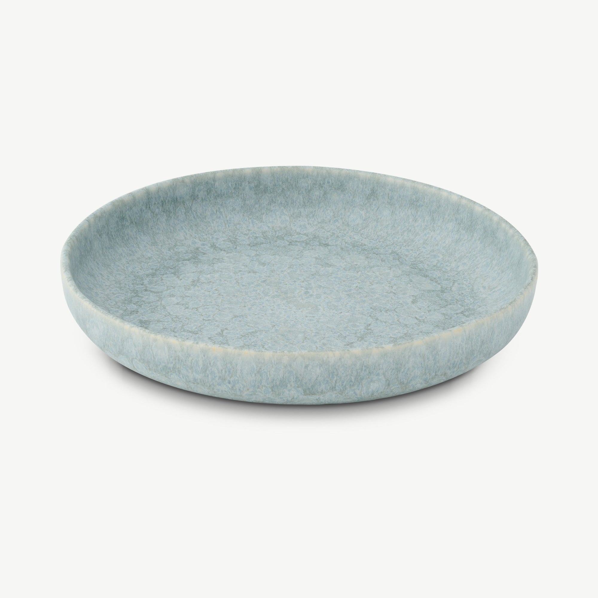 LoHo Pasta Bowls Set of 4, Cloud Grey Reactive Glaze