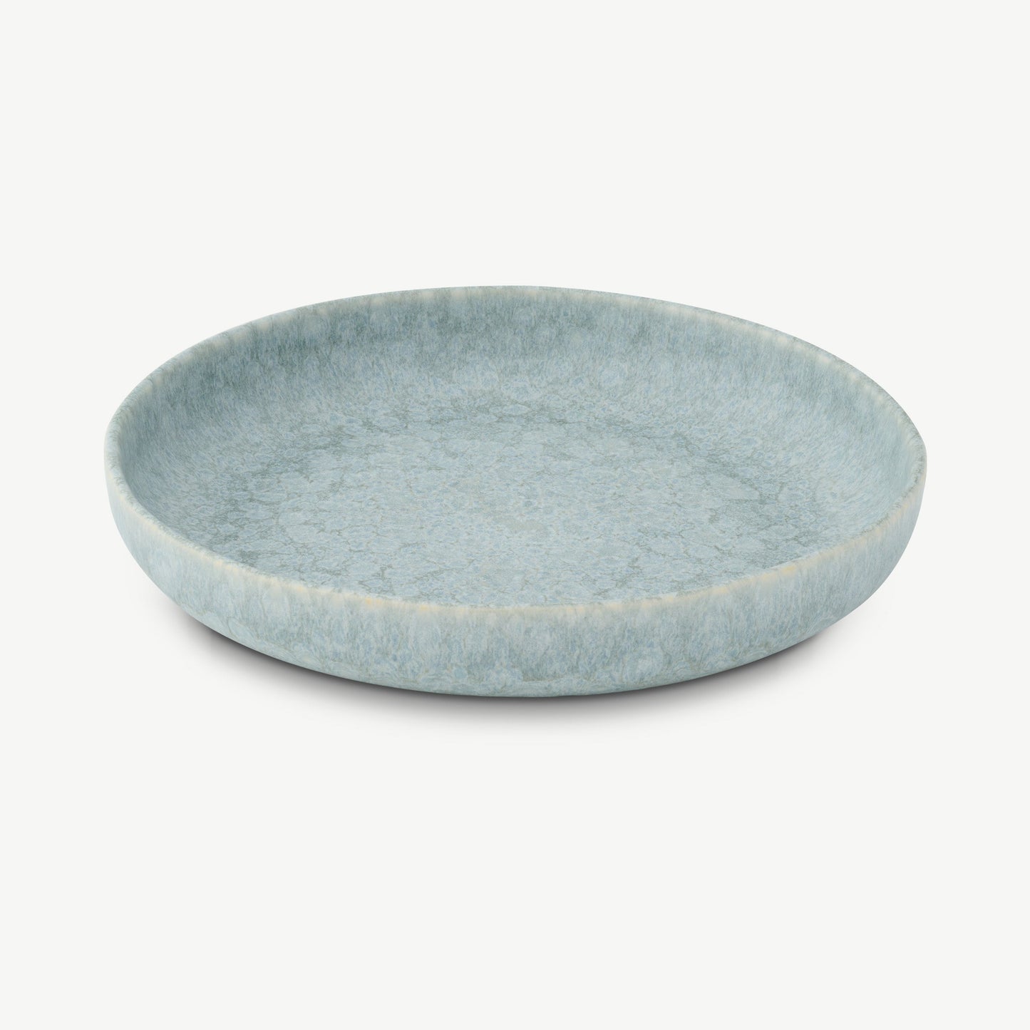 LoHo Pasta Bowls Set of 4, Cloud Grey Reactive Glaze