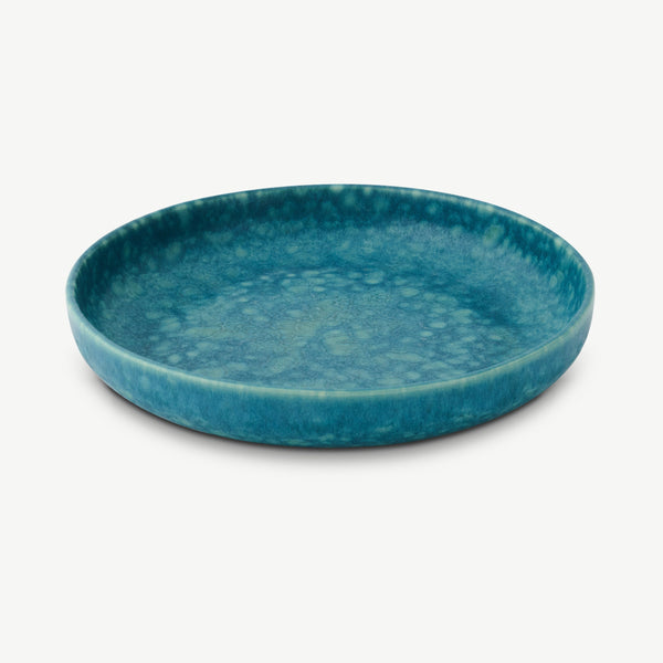 LoHo Pasta Bowls Set of 4, Forest Green Reactive Glaze