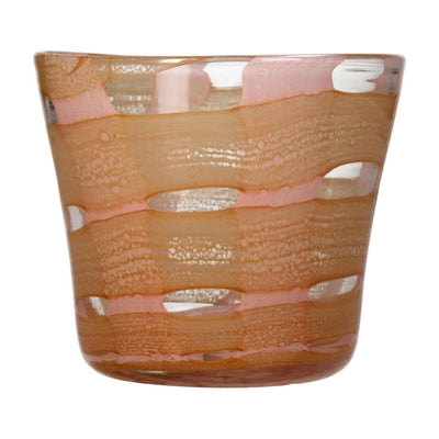 Peach Affect Glass Candle Holder / Vase - Casa by Josephine Jenno