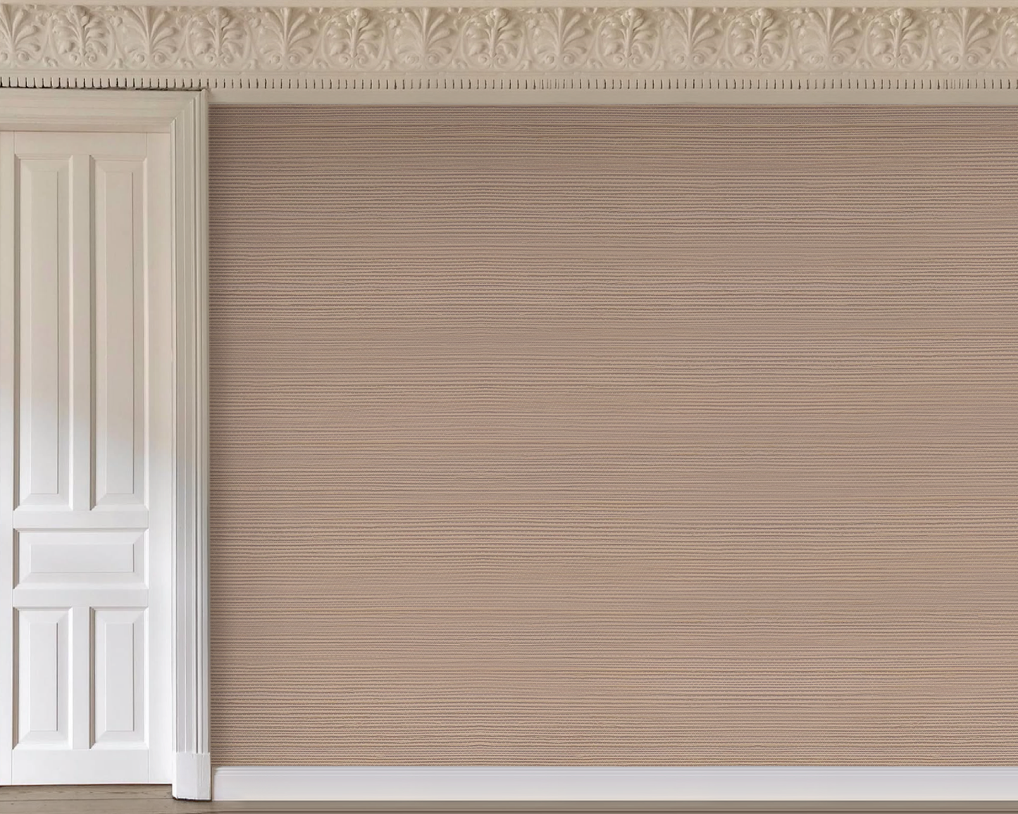 Grasscloth Wallpaper - Peach Sand