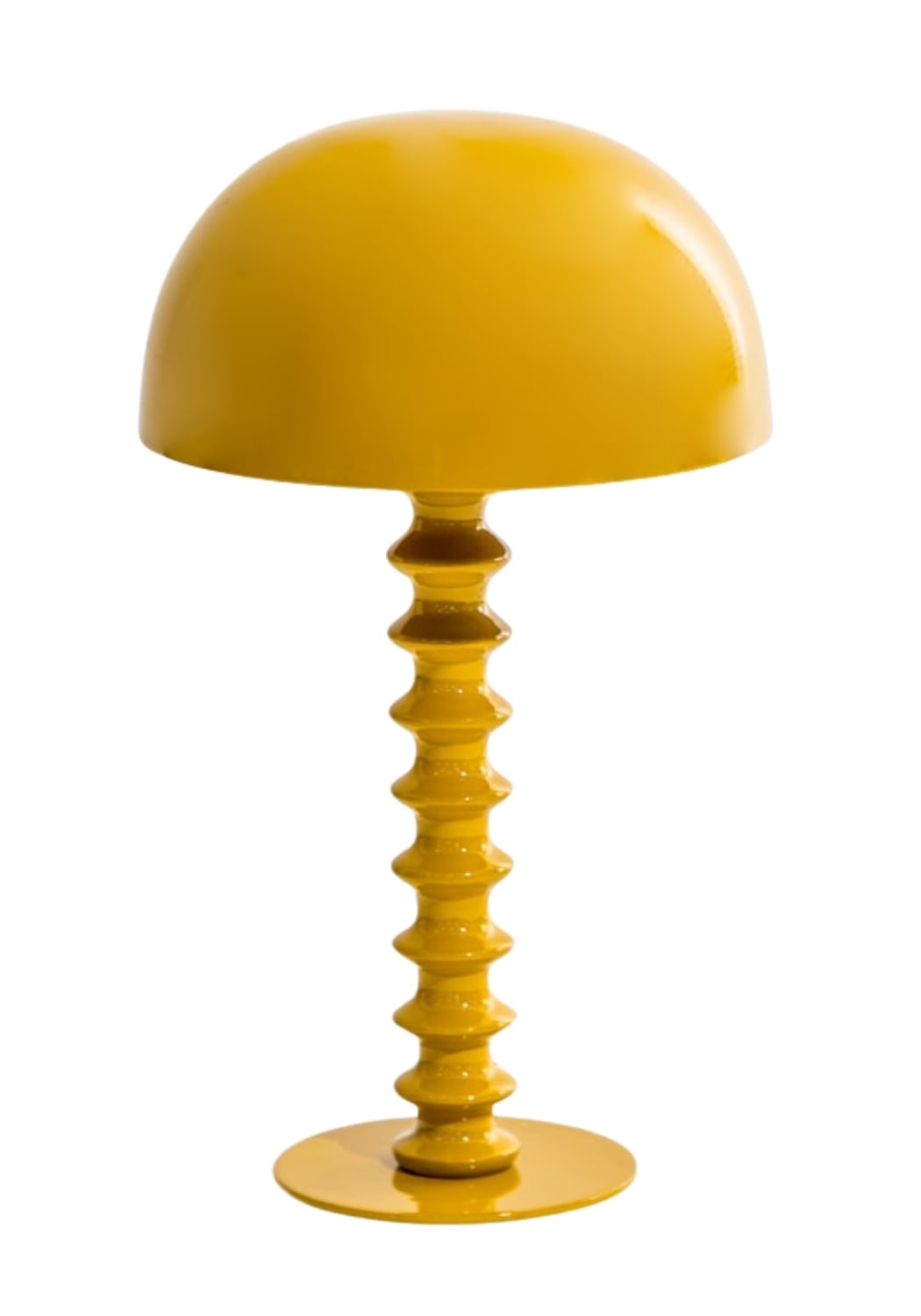 Penny Ribbed Lamp - Mustard - Casa by Josephine Jenno