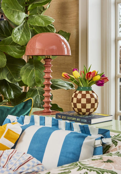 Penny Ribbed Lamp - Terracotta - Casa by Josephine Jenno