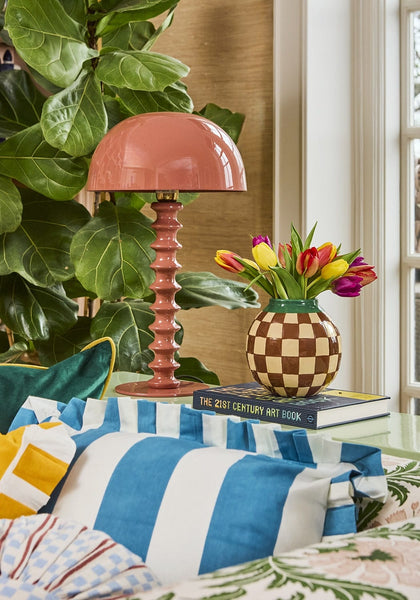 Penny Ribbed Lamp - Terracotta - Casa by Josephine Jenno