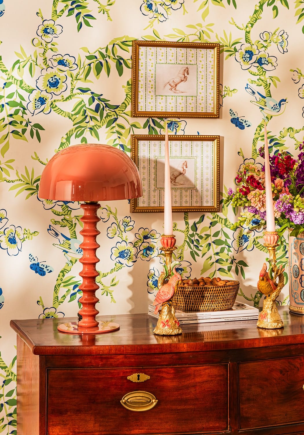 Penny Ribbed Lamp - Terracotta - Casa by Josephine Jenno
