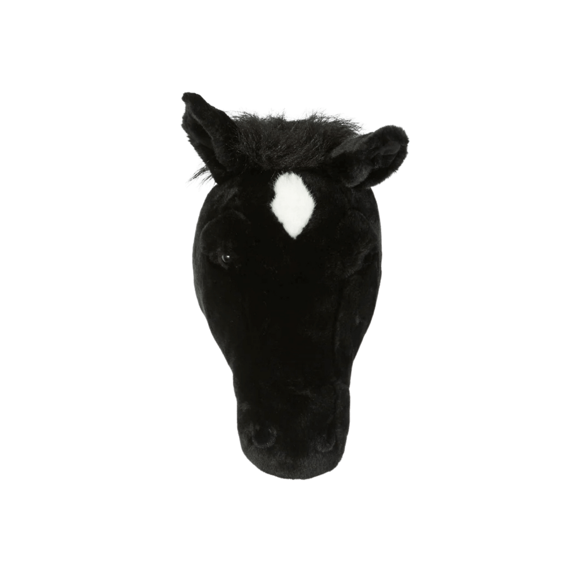 Peter the black horse Wall Mounted Plush Head