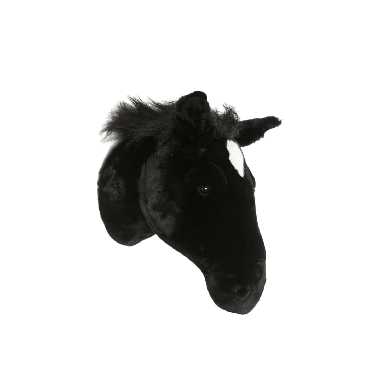 Peter the black horse Wall Mounted Plush Head