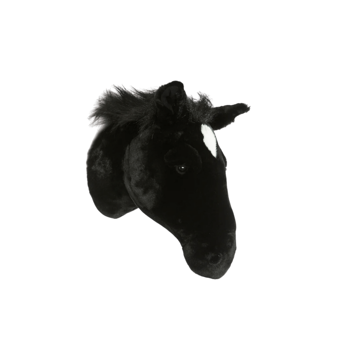 Peter the black horse Wall Mounted Plush Head