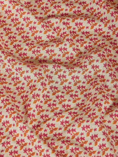 Petit Madeline Pink Linen Quilt Cover