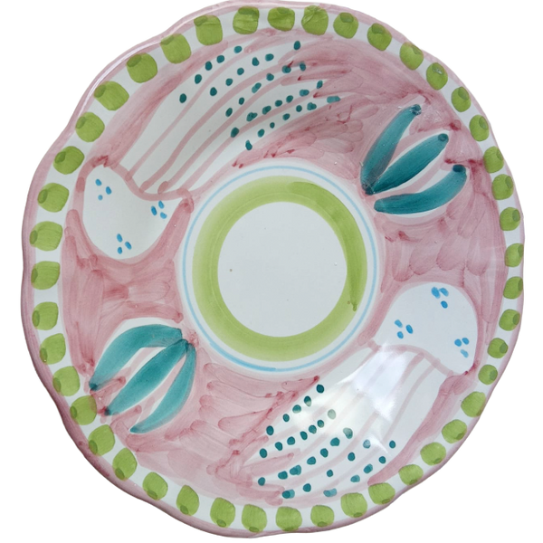 Amalfi Plate 16 cm Pink Jellyfish