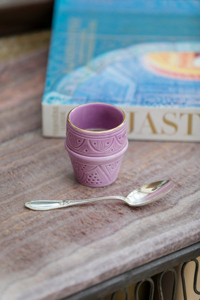 Petite tasse à café Empreinte lilas gold (8261397610815)