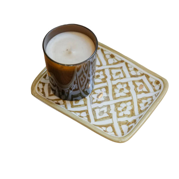Small Decorative Tray - Fassia Gold