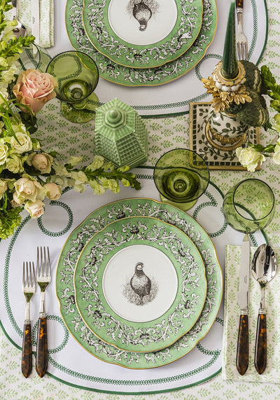 Pheasant Fancy Dessert Plates - Set of 4 - Casa by Josephine Jenno