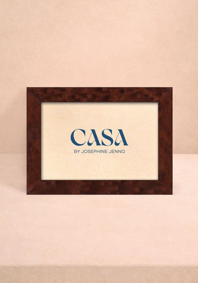 Brown Wooden Photo Frame 7x5"