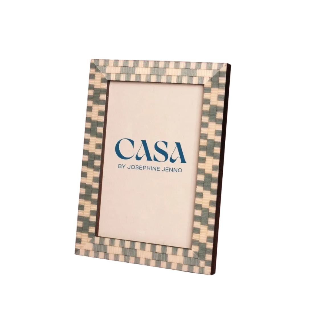 Light Blue Mosaic Marquetry Photo Frame 6x4"