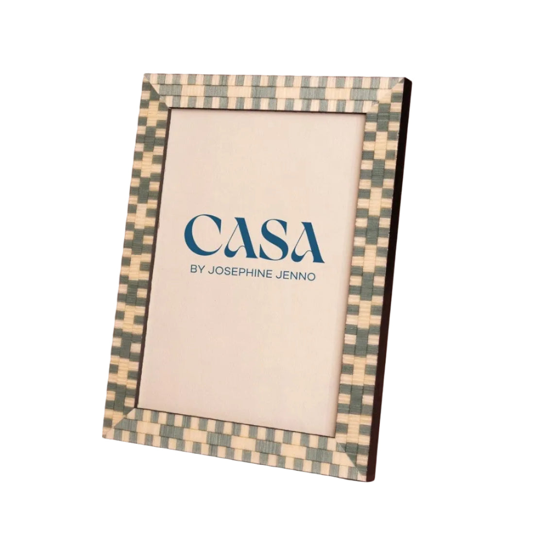 Light Blue Mosaic Marquetry Photo Frame 7x5"