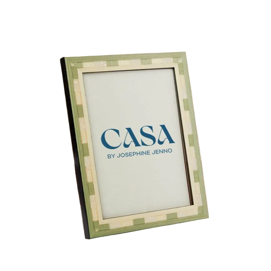 Valduga Marquetry Green Frame 7x5"