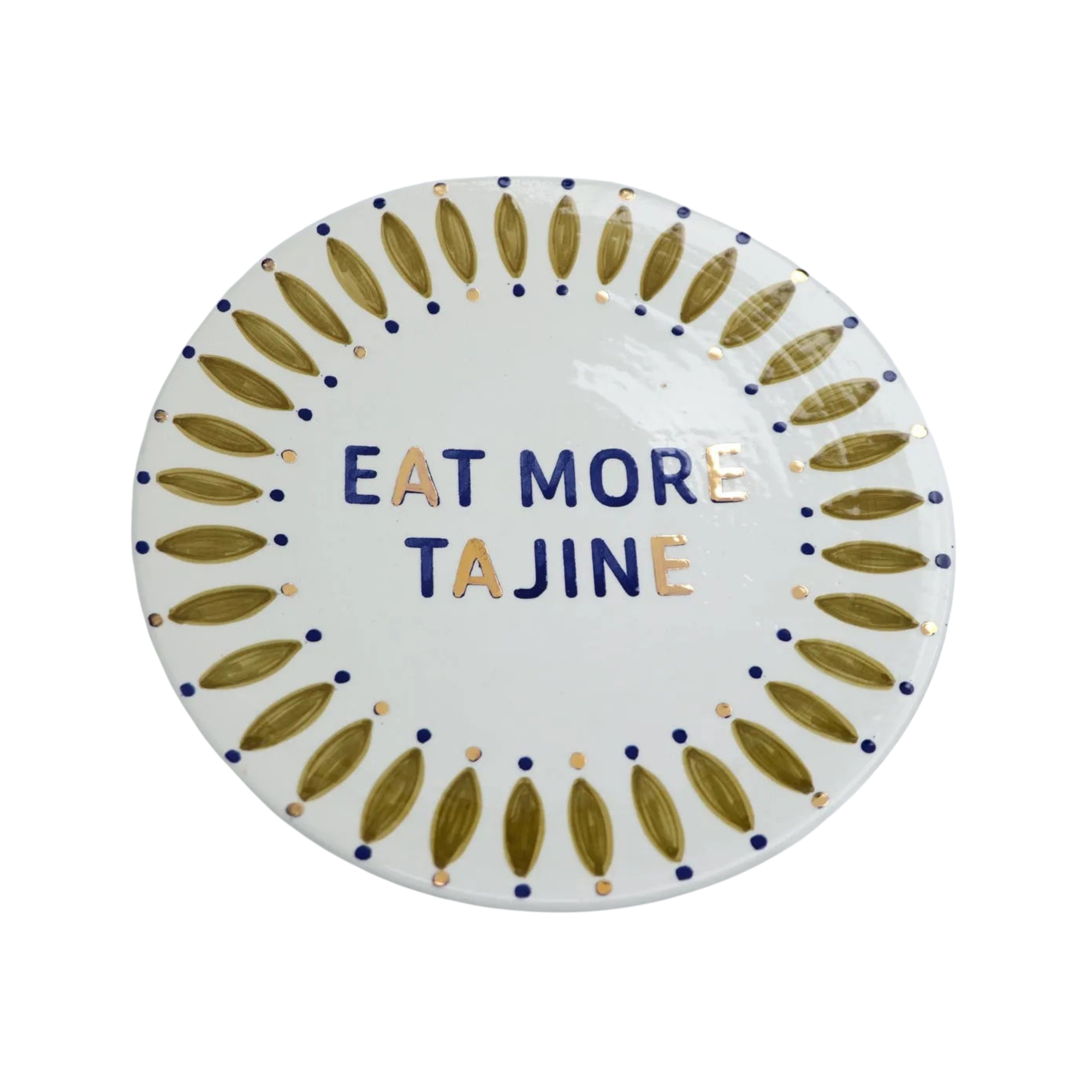 “Eat More Tagine” Plate